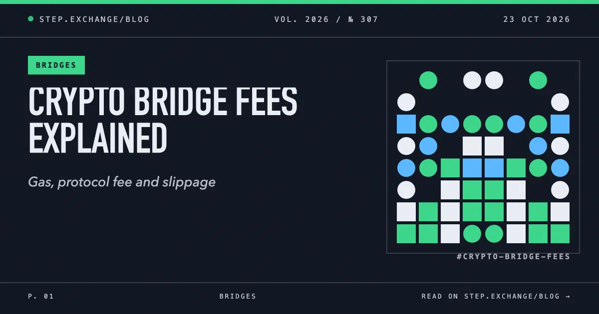 Crypto Bridge Fees Explained: What You Actually Pay
