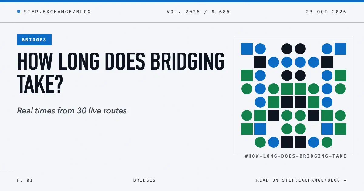 How Long Does Bridging Crypto Take? Real Times by Route