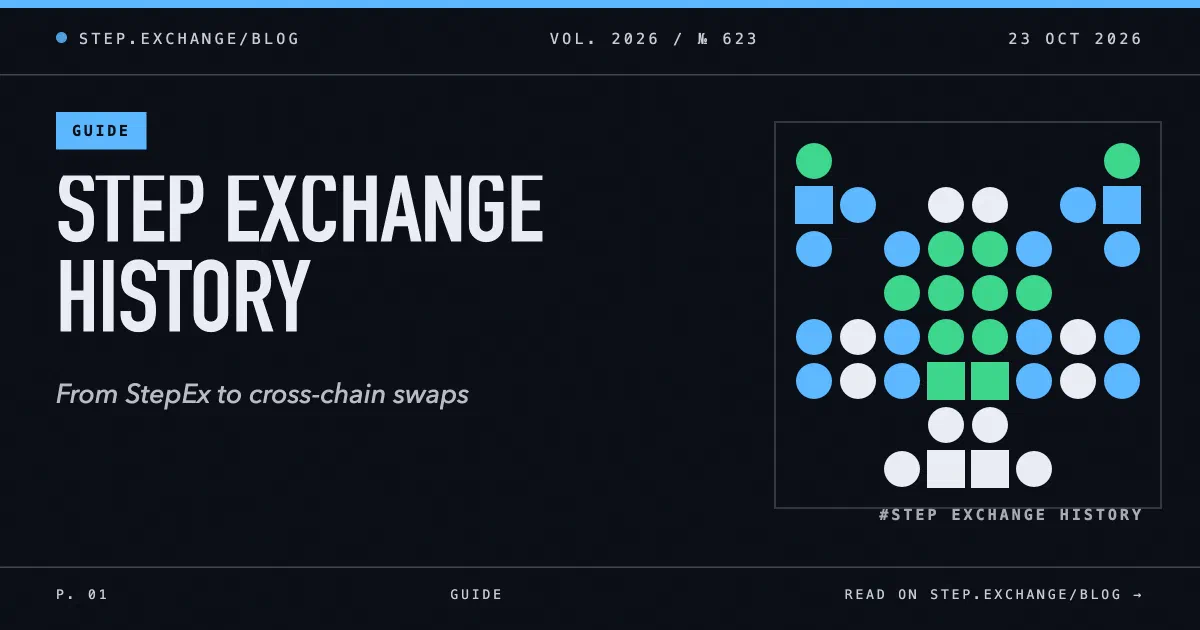 Step Exchange: From StepEx DEX to Cross-Chain Swaps