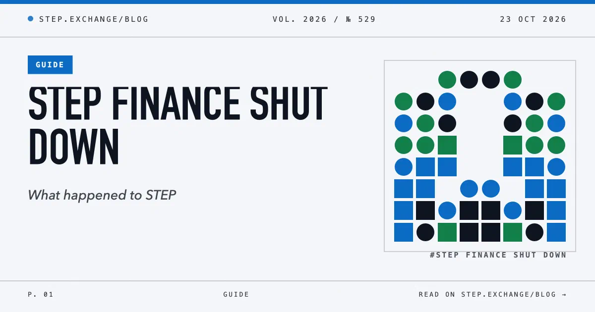 Step Finance Shut Down: What Happened to STEP and What to Do Now