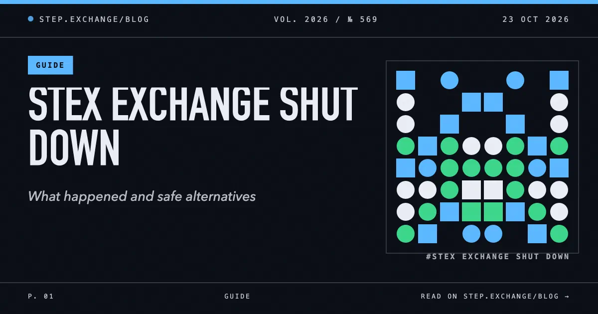 STEX Exchange Shut Down: What Happened and Safe Alternatives
