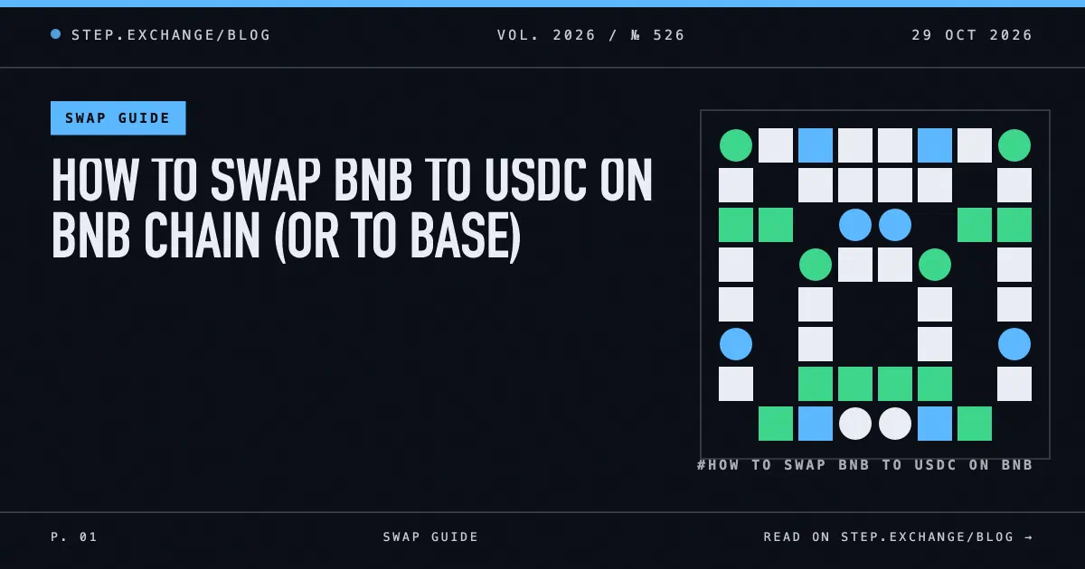 How to Swap BNB to USDC on BNB Chain (or to Base)