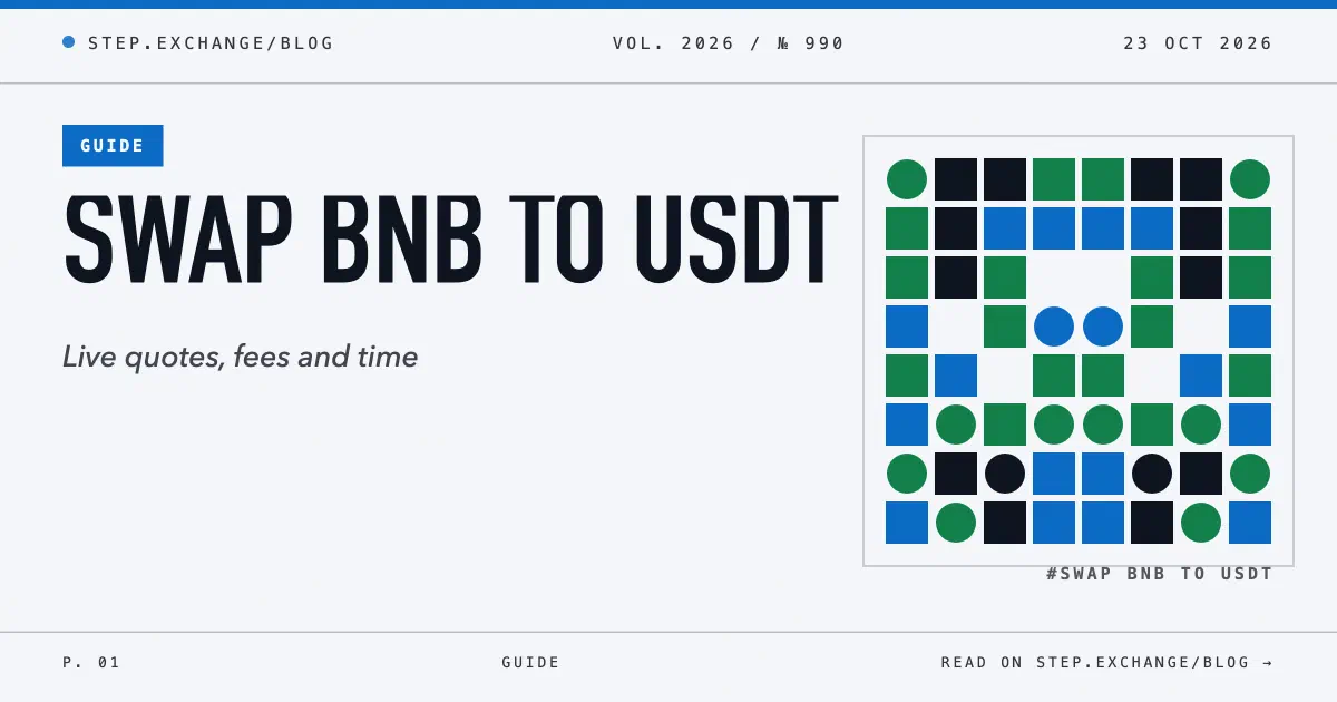 How to Swap BNB to USDT: BNB Chain, Tron or Solana