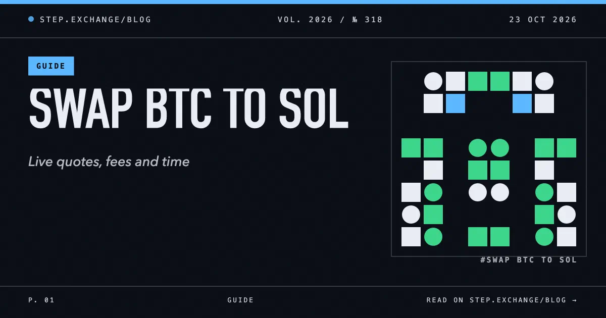 How to Swap BTC to SOL: Native Bitcoin to Solana