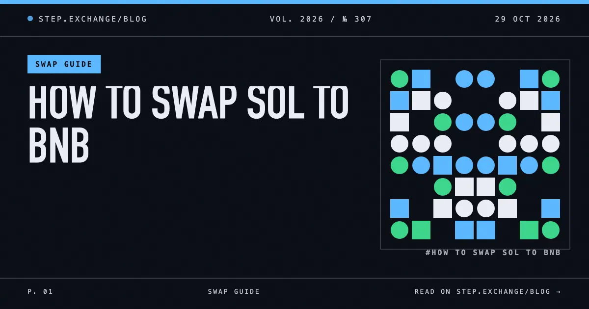 How to Swap SOL to BNB: Solana to BNB Chain in Seconds