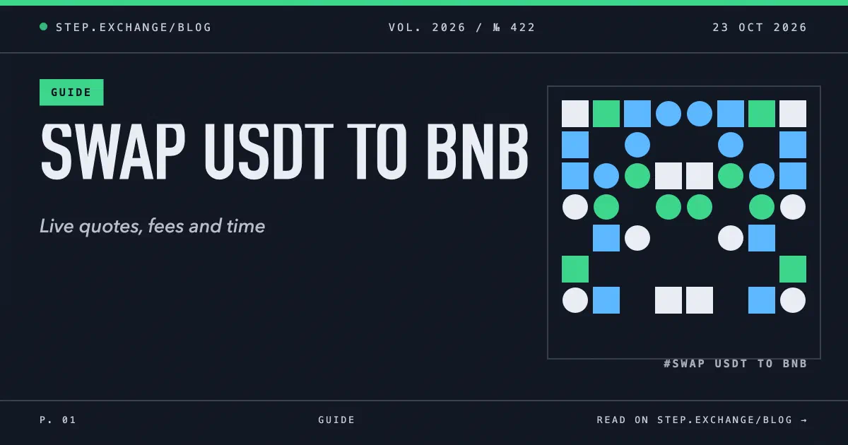 How to Swap USDT to BNB: Get BNB for Gas