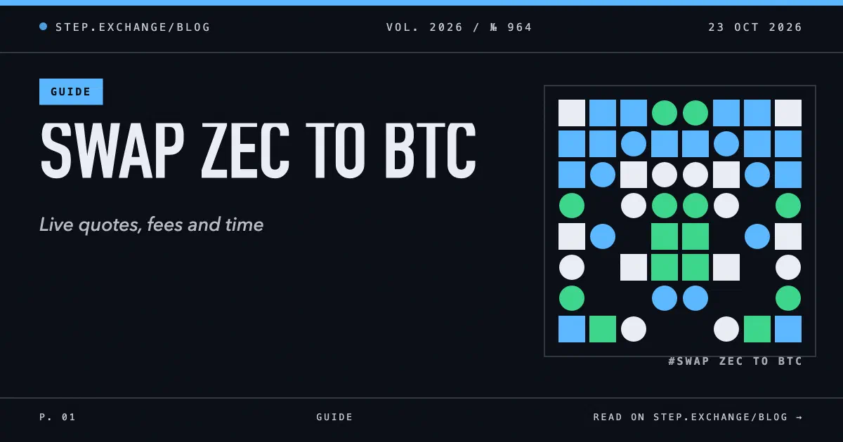 How to Swap ZEC to BTC (and BTC to ZEC)
