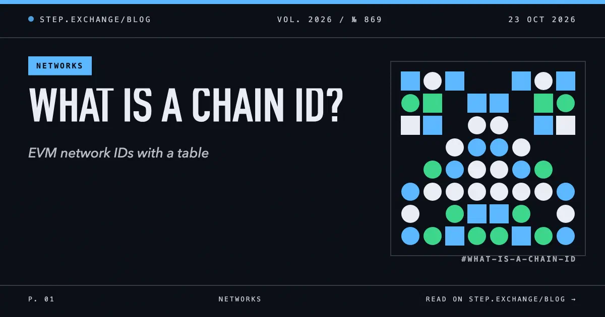 What Is a Chain ID? EVM Network IDs Explained With a Table